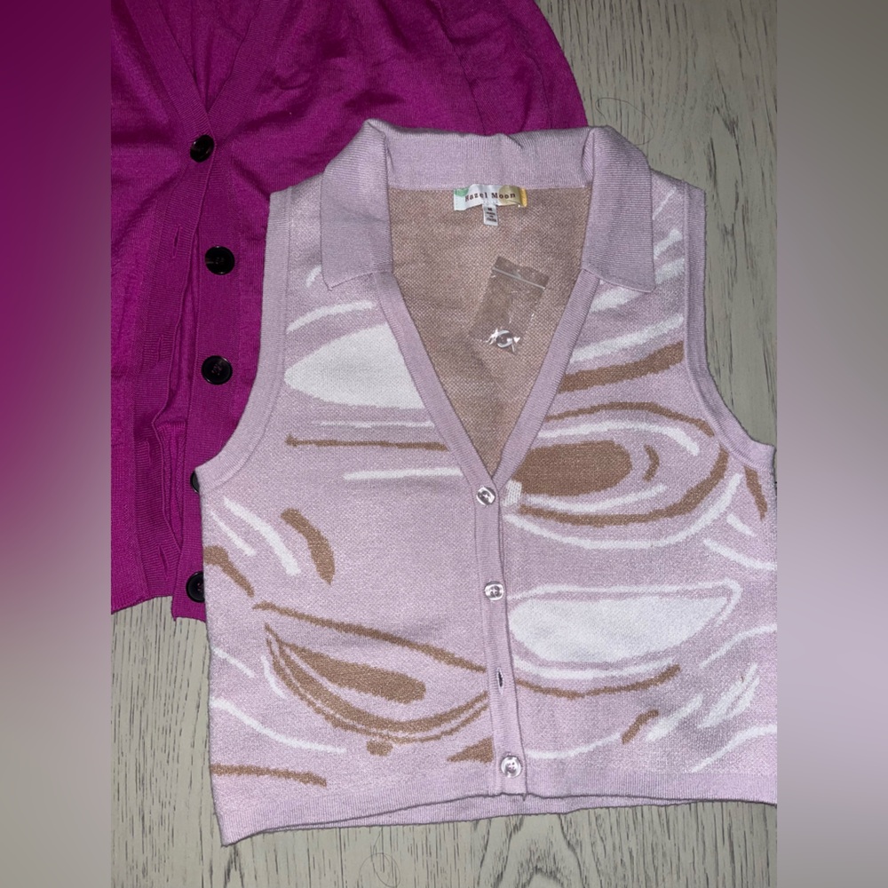Pink Knit Sweater - Picture 5 of 6